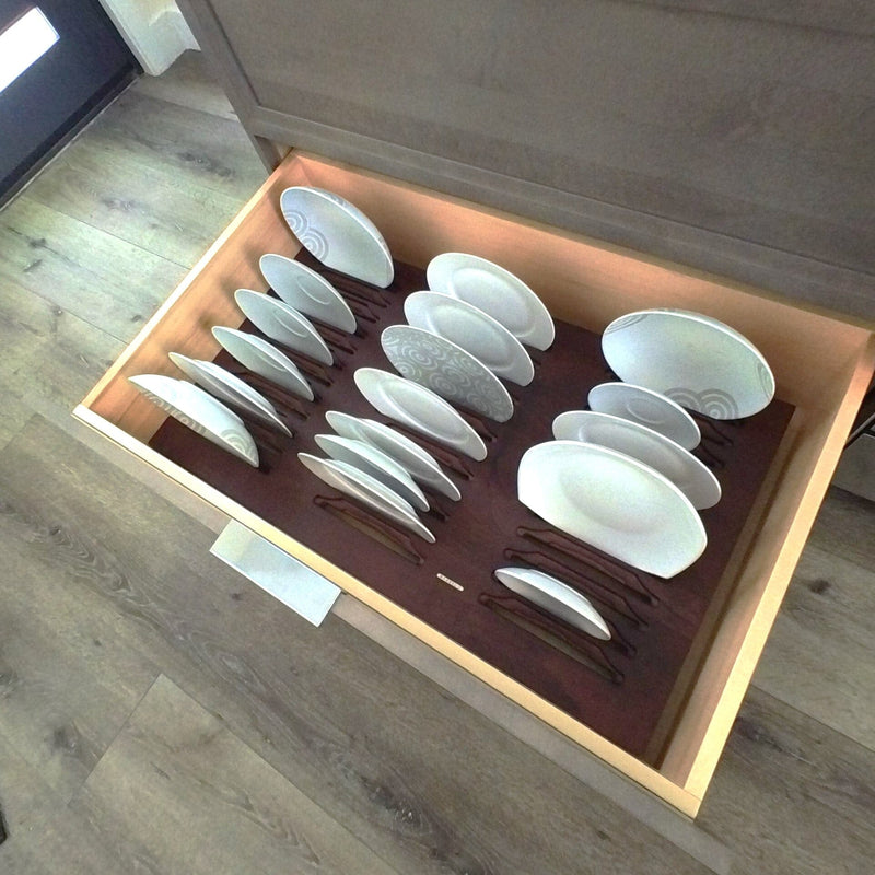 Kitchen drawer plate organizer KITCHEN CABINETS ORGANIZERS Grittel